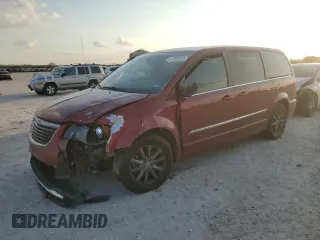 2015 Chrysler Town & Country S with VIN 2C4RC1HG9FR620513, listed as a Copart auction lot 43989835 with 112,460 mi miles and Salvage Title. Bid and sale history available at carsss.com. Image 1.