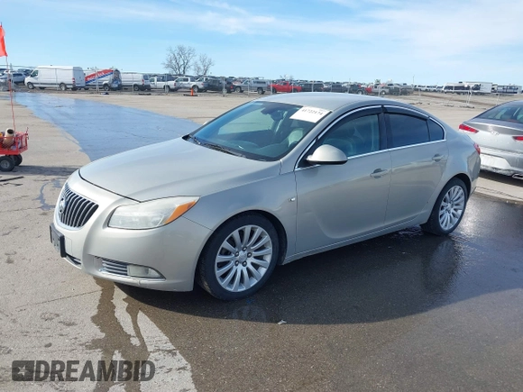 2011 Buick Regal CXL RL3 with VIN W04GR5ECXB1060671, listed as a IAAI auction lot 41722174 with 227,110 mi miles. Bid and sale history available at carsss.com. Image 2.