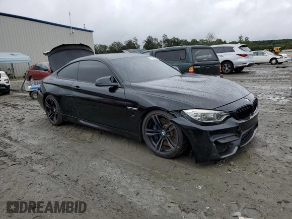 2015 BMW M4 with VIN WBS3R9C51FK330380, listed as a Copart auction lot 71764224 with 126,040 mi miles and Salvage Title. Bid and sale history available at carsss.com. Image 4.