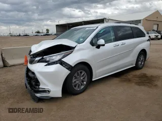 2023 Toyota Sienna XLE with VIN 5TDYRKEC8PS155832, listed as a Copart auction lot 56862965 with 27,650 mi miles and Salvage title. Bid and sale history available at DreamBid. Image 1.
