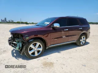 2012 Dodge Durango Citadel with VIN 1C4SDHET0CC120012, listed as a Copart auction lot 60443145 with 179,772 mi miles and Salvage title. Bid and sale history available at DreamBid. Image 1.