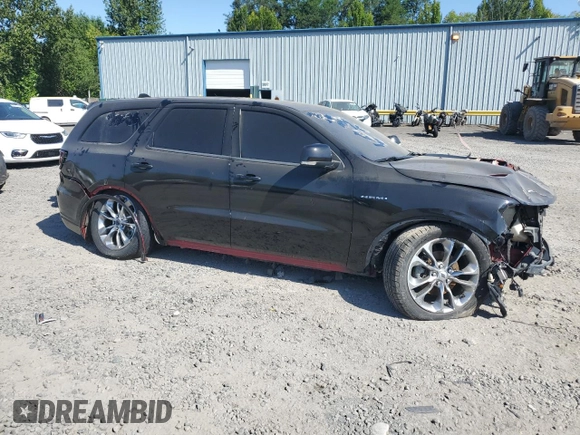 2020 Dodge Durango R/T with VIN 1C4SDJCT4LC262387, listed as a Copart auction lot 65096995 with 106,744 mi miles and Clean title. Bid and sale history available at DreamBid. Image 4.