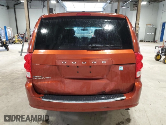 2012 Dodge Grand Caravan SE with VIN 2C4RDGBG5CR302148, listed as a Copart auction lot 54129475 with 191,187 mi miles and Clean Title. Bid and sale history available at DreamBid. Image 6.