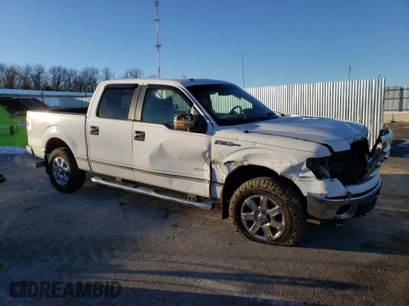 2014 Ford F-150 XL with VIN 1FTFW1ET9EKD05719, listed as a Copart auction lot 88410995 with 200,036 mi miles and Salvage Title. Bid and sale history available at carsss.com. Image 4.