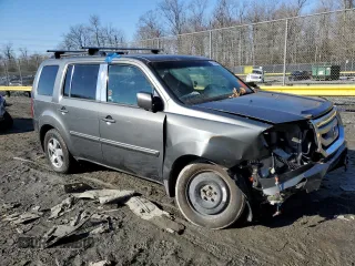 2009 Honda Pilot EX with VIN 5FNYF48459B001837, listed as a Copart auction lot 42223455 with Not Provided miles and Salvage Title. Bid and sale history available at carsss.com. Image 4.