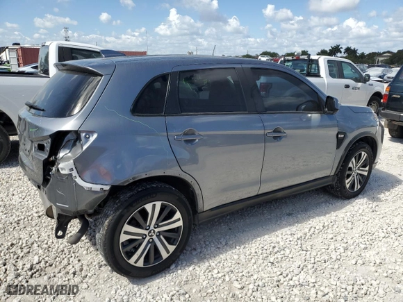 2022 Mitsubishi Outlander Sport ES with VIN JA4APUAU5NU012695, listed as a Copart auction lot 44687925 with 89,624 mi miles and Salvage Title. Bid and sale history available at carsss.com. Image 3.
