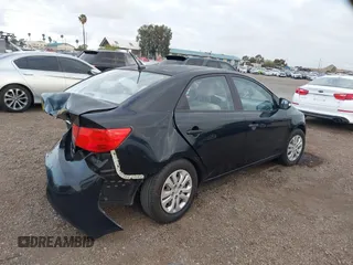 2010 Kia Forte EX with VIN KNAFU4A28A5050734, listed as a IAAI auction lot 42063165 with 179,284 mi miles. Bid and sale history available at carsss.com. Image 4.