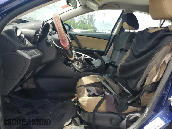 2012 Mazda 3 i Touring with VIN JM1BL1V79C1700075, listed as a Copart auction lot 59556135 with 131,600 mi miles and Clean title. Bid and sale history available at DreamBid. Image 7.
