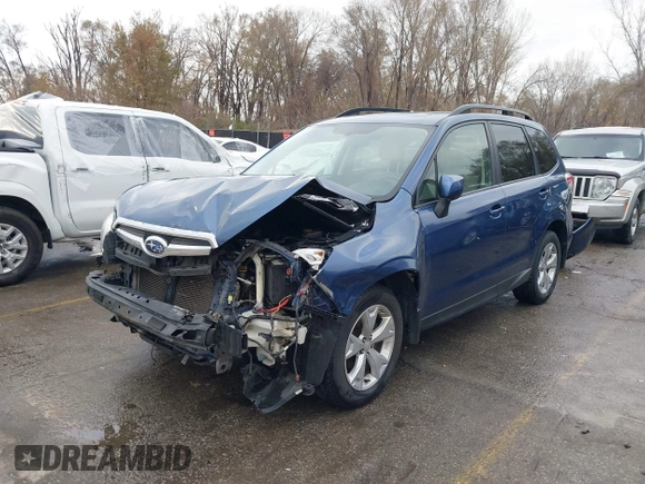 2014 Subaru Forester Premium z VIN JF2SJAEC4EH553291, wystawiony jako IAAI lot #40981269 z przebiegiem 72 167 mil mil oraz . Historia ofert i sprzedaży dostępna na DreamBid. Obrazek 2.