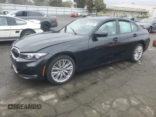 2023 BMW 3 Series 330i xDrive with VIN 3MW89FF0XP8D57640, listed as a Copart auction lot 45045985 with 24,368 mi miles and Salvage Title. Bid and sale history available at carsss.com. Image 1.