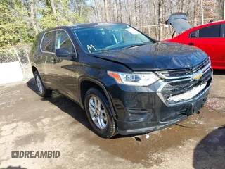 2020 Chevrolet Traverse LS with VIN 1GNERFKWXLJ100712, listed as a IAAI auction lot 41419480 with 59,815 mi miles. Bid and sale history available at carsss.com. Image 1.