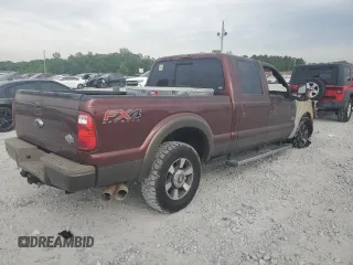 2015 Ford F-250 Lariat z VIN 1FT7W2BT2FED50354, wystawiony jako Copart lot #54244605 z przebiegiem Nie podano mil oraz Szkoda całkowita • Salvage title. Historia ofert i sprzedaży dostępna na DreamBid. Obrazek 3.