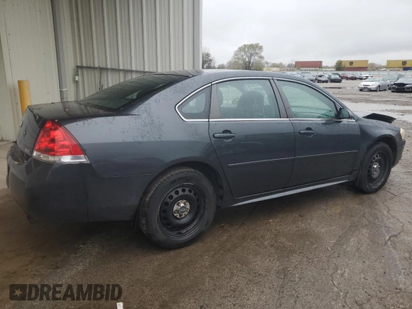 2013 Chevrolet Impala Police with VIN 2G1WD5E31D1261736, listed as a Copart auction lot 80208044 with 55,555 mi miles and Clean Title. Bid and sale history available at carsss.com. Image 3.