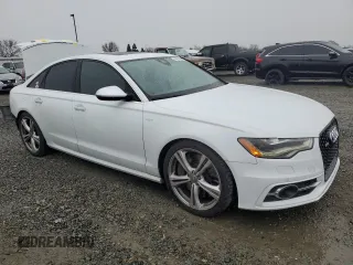 2013 Audi S6 Prestige with VIN WAUJ2BFC7DN025169, listed as a Copart auction lot 43201975 with 112,821 mi miles and Salvage Title. Bid and sale history available at carsss.com. Image 4.