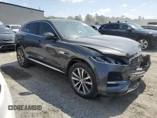 2021 Jaguar F-Pace S with VIN SADCJ2EU7MA668268, listed as a Copart auction lot 56007285 with 30,836 mi miles and Salvage title. Bid and sale history available at DreamBid. Image 4.