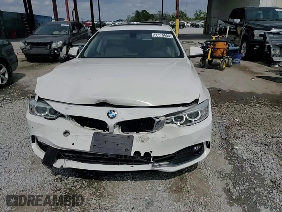 2015 BMW 4 Series 428i with VIN WBA4A9C59FGL85999, listed as a Copart auction lot 56275455 with 105,961 mi miles and Salvage title. Bid and sale history available at DreamBid. Image 13.