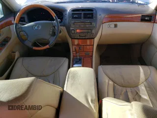 2004 Lexus LS 430 with VIN JTHBN36F340156349, listed as a Copart auction lot 80423334 with 206,519 mi miles and Salvage Title. Bid and sale history available at carsss.com. Image 8.
