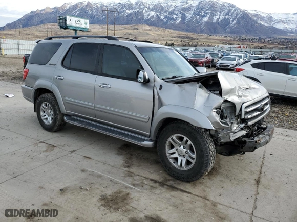 2003 Toyota Sequoia Limited with VIN 5TDBT48A53S166018, listed as a Copart auction lot 47781875 with 201,072 mi miles and Salvage Title. Bid and sale history available at carsss.com. Image 4.