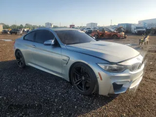 2016 BMW M4 with VIN WBS3R9C58GK338543, listed as a Copart auction lot 66068384 with 91,256 mi miles and Salvage Title. Bid and sale history available at carsss.com. Image 4.