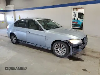 2009 BMW 3 Series 328i with VIN WBAPH77509NM28715, listed as a Copart auction lot 50354365 with 194,826 mi miles and Salvage Title. Bid and sale history available at carsss.com. Image 4.