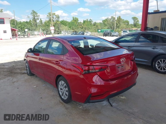 2021 Hyundai Accent SE with VIN 3KPC24A69ME131233, listed as a IAAI auction lot 41676819 with 88,476 mi miles and . Bid and sale history available at DreamBid. Image 3.