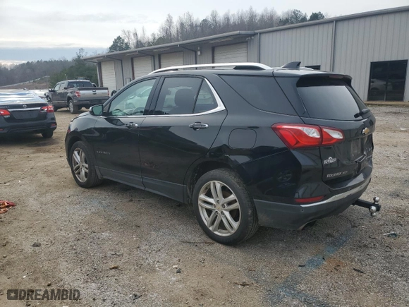 2020 Chevrolet Equinox Premier with VIN 2GNAXYEX9L6227016, listed as a Copart auction lot 43184995 with 136,241 mi miles and Salvage Title. Bid and sale history available at carsss.com. Image 2.
