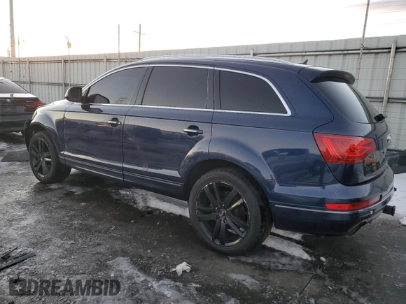 2012 Audi Q7 3.0L TDI Premium Plus with VIN WA1LMAFE0CD001442, listed as a Copart auction lot 87826815 with 133,307 mi miles and Salvage Title. Bid and sale history available at carsss.com. Image 2.