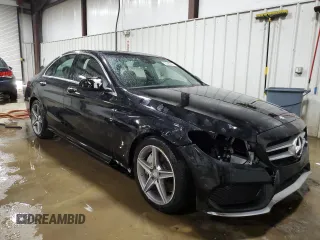 2016 Mercedes-Benz C 300 Luxury with VIN 55SWF4KBXGU151906, listed as a Copart auction lot 55045005 with 69,664 mi miles and Salvage Title. Bid and sale history available at carsss.com. Image 4.