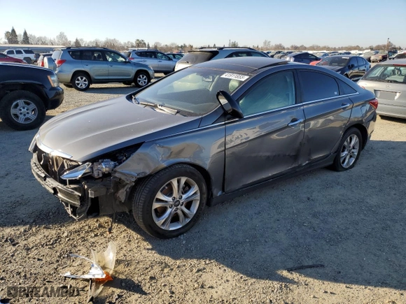 2013 Hyundai Sonata Limited with VIN 5NPEC4AC8DH714139, listed as a Copart auction lot 41911855 with 193,243 mi miles and Salvage Title. Bid and sale history available at carsss.com. Image 1.