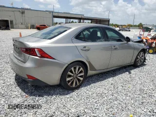 2014 Lexus IS 250 with VIN JTHBF1D21E5043554, listed as a Copart auction lot 65558495 with 171,755 mi miles and Salvage title. Bid and sale history available at DreamBid. Image 3.