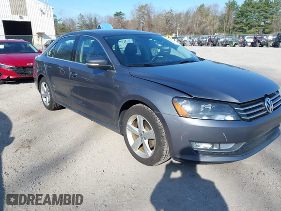 2015 Volkswagen Passat Limited Edition with VIN 1VWAS7A39FC111103, listed as a IAAI auction lot 42080439 with 121,634 mi miles and . Bid and sale history available at DreamBid. Image 1.