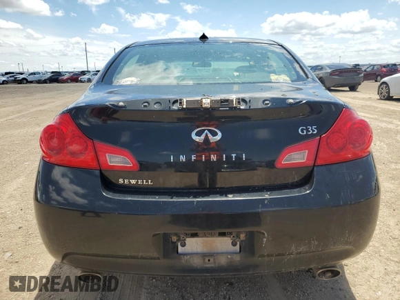 2008 Infiniti G35 Journey with VIN JNKBV61E38M203586, listed as a Copart auction lot 61967574 with 171,503 mi miles and Salvage Title. Bid and sale history available at DreamBid. Image 6.