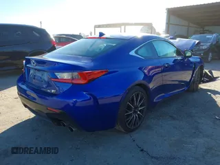 2015 Lexus RC F with VIN JTHHP5BC9F5001063, listed as a IAAI auction lot 41318608 with 30,420 mi miles. Bid and sale history available at carsss.com. Image 4.