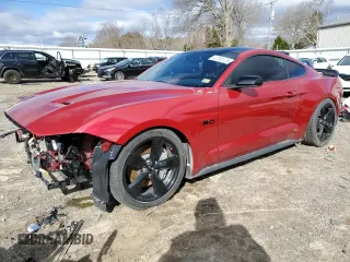 2022 Ford Mustang GT with VIN 1FA6P8CF2N5142810, listed as a Copart auction lot 47299125 with 39,768 mi miles and Salvage Title. Bid and sale history available at carsss.com. Image 1.