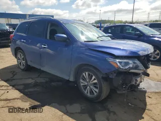 2019 Nissan Pathfinder SV with VIN 5N1DR2MM9KC583763, listed as a Copart auction lot 55849795 with 68,009 mi miles and Clean title. Bid and sale history available at DreamBid. Image 4.