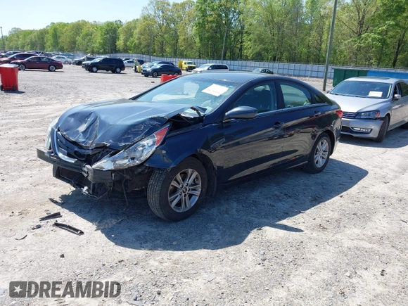 2013 Hyundai Sonata GLS with VIN 5NPEB4AC5DH575705, listed as a IAAI auction lot 41992709 with 181,331 mi miles and . Bid and sale history available at carsss.com. Image 2.