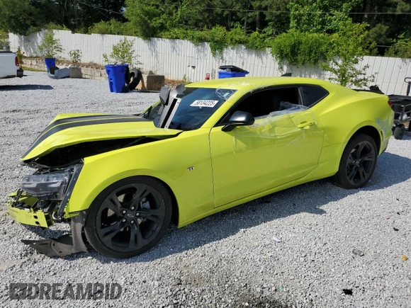 2020 Chevrolet Camaro 1LT with VIN 1G1FB1RS7L0107512, listed as a Copart auction lot 58134225 with Not provided miles and Salvage title. Bid and sale history available at DreamBid. Image 1.