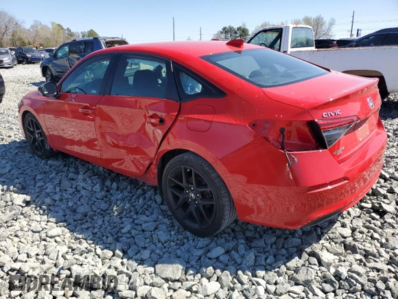 2024 Honda Civic Sedan Sport with VIN 2HGFE2F5XRH561777, listed as a Copart auction lot 47270925 with 40,079 mi miles and Salvage Title. Bid and sale history available at carsss.com. Image 2.