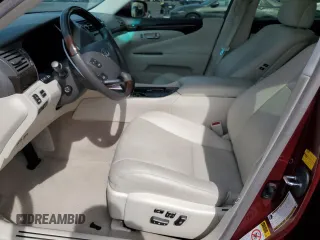 2008 Lexus LS 460 with VIN JTHBL46F585084185, listed as a Copart auction lot 51470605 with 76,480 mi miles and Salvage Title. Bid and sale history available at DreamBid. Image 7.