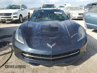 2015 Chevrolet Corvette 2LT with VIN 1G1YD2D76F5106922, listed as a Copart auction lot 73888084 with 0 mi miles and Non Repairable. Bid and sale history available at carsss.com. Image 5.