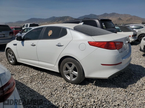 2015 Kia Optima LX with VIN 5XXGM4A70FG410083, listed as a Copart auction lot 65508185 with 108,862 mi miles and Clean title. Bid and sale history available at DreamBid. Image 2.