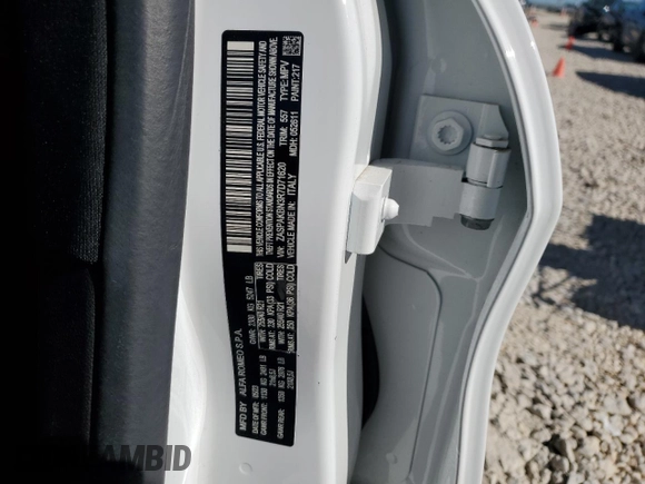 2024 Alfa Romeo Stelvio Ti z VIN ZASPAKBN3R7D71620, wystawiony jako Copart lot #80831844 z przebiegiem 6 354 mil mil oraz Szkoda całkowita • Salvage title. Historia ofert i sprzedaży dostępna na DreamBid. Obrazek 13.