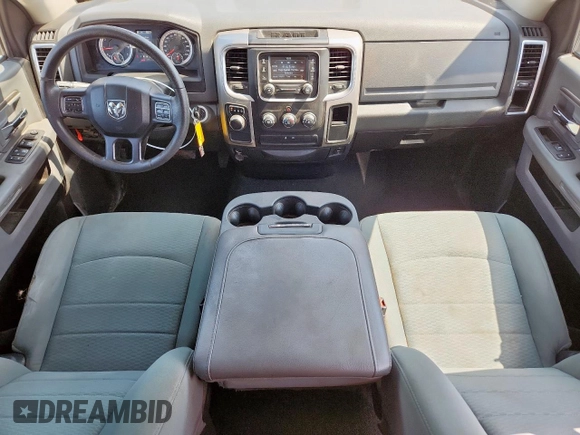 2018 Ram 1500 SLT with VIN 1C6RR6GG9JS114370, listed as a Copart auction lot 59594625 with 169,507 mi miles and Salvage title. Bid and sale history available at DreamBid. Image 8.