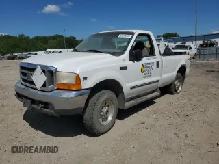 2000 Ford F-250 with VIN 1FTNF21S2YEA09071, listed as a Copart auction lot 55629605 with 321,449 mi miles and Salvage title. Bid and sale history available at DreamBid. Image 1.