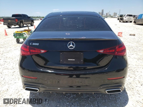 2022 Mercedes-Benz C 300 z VIN W1KAF4GB7NR016285, wystawiony jako Copart lot #54345624 z przebiegiem 17 342 mil mil oraz Czysty tytuł • Clean title. Historia ofert i sprzedaży dostępna na DreamBid. Obrazek 6.