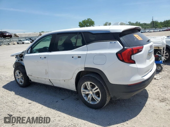 2020 GMC Terrain SLE with VIN 3GKALMEV1LL196758, listed as a Copart auction lot 56225255 with 139,329 mi miles and Salvage title. Bid and sale history available at DreamBid. Image 2.
