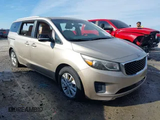 2016 Kia Sedona LX with VIN KNDMB5C13G6093438, listed as a IAAI auction lot 41662704 with 132,343 mi miles. Bid and sale history available at carsss.com. Image 1.