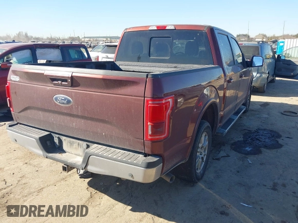 2015 Ford F-150 XL with VIN 1FTEW1CF1FKE58928, listed as a IAAI auction lot 41396317 with 233,089 mi miles and . Bid and sale history available at DreamBid. Image 4.