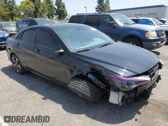 2023 Hyundai Elantra SEL z VIN KMHLS4AG4PU428372, wystawiony jako Copart lot #58519145 z przebiegiem 27 051 mil mil oraz Szkoda całkowita • Salvage title. Historia ofert i sprzedaży dostępna na DreamBid. Obrazek 4.