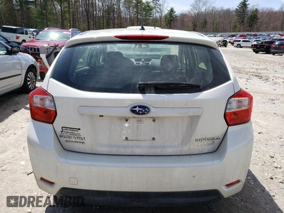 2016 Subaru Impreza 2.0i with VIN JF1GPAA65G8343889, listed as a Copart auction lot 52762645 with 100,596 mi miles and Salvage title. Bid and sale history available at DreamBid. Image 6.